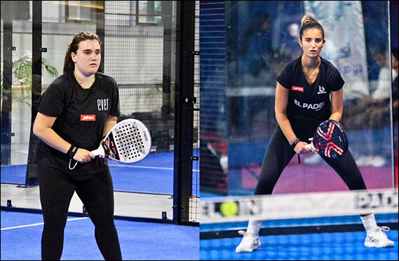 Jahez-Kuwait sponsors female padel athletes Noor Hassan and Dalal Al Qenaei