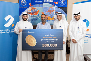 Burgan Bank Hosts the Winner of the KD 500,000 Kanz Semi-Annual Draw Prize
