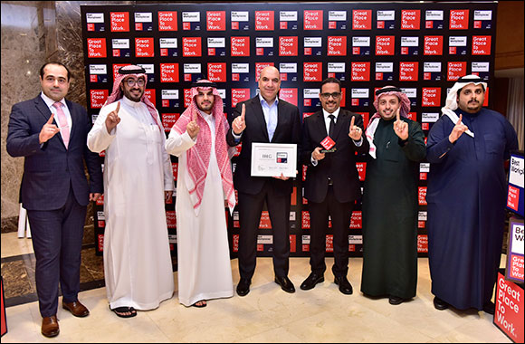 IHG Hotels & Resorts earns Number 1 Spot in Saudi Arabia's Best Workplaces 2023, underscoring its Saudization Efforts