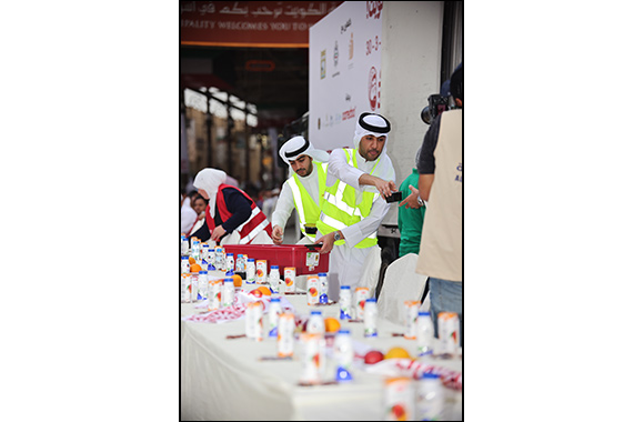 Ooredoo Kuwait Sponsors “Longest Ramadan Iftar Table”  in Mubarakiyah