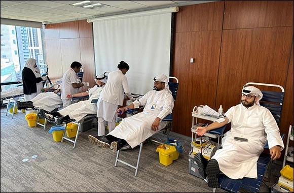 KIB concludes its annual blood donation campaign in collaboration with Kuwait Central Blood Bank