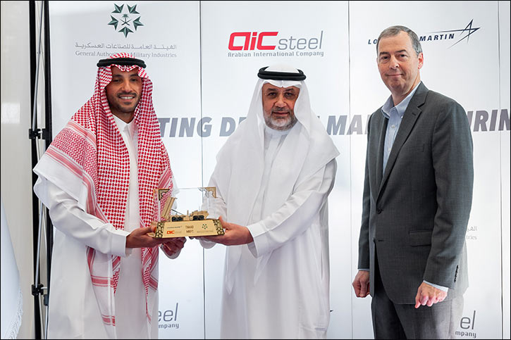Lockheed Martin, AIC Steel Celebrate THAAD Launcher Production Milestone